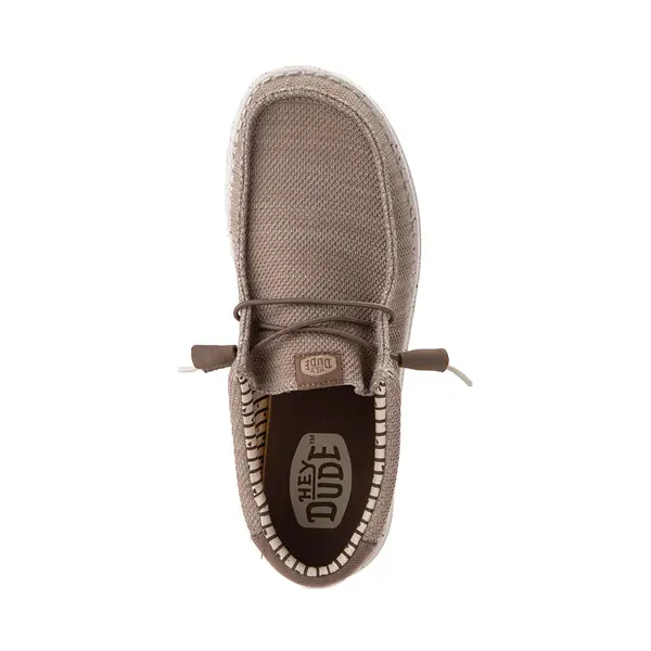 картинка Мужские слипоны HEYDUDE Wally Stretch Sox, цвет песочный от магазина Одежда+