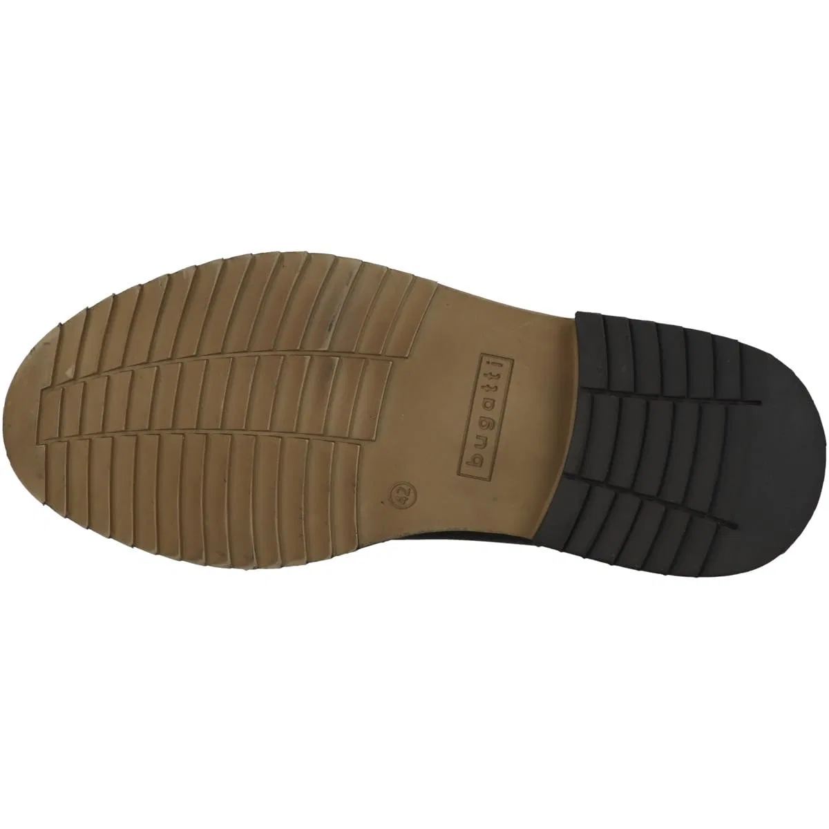 картинка Мужские оксфорды на шнуровке Brogue bugatti, Black от магазина Одежда+