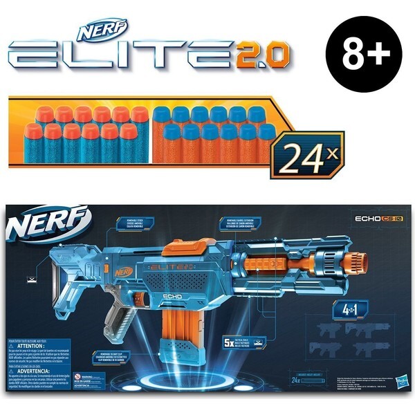 картинка Пушка с патронами Hasbro Nerf Elite 2.0 Echo от магазина Одежда+