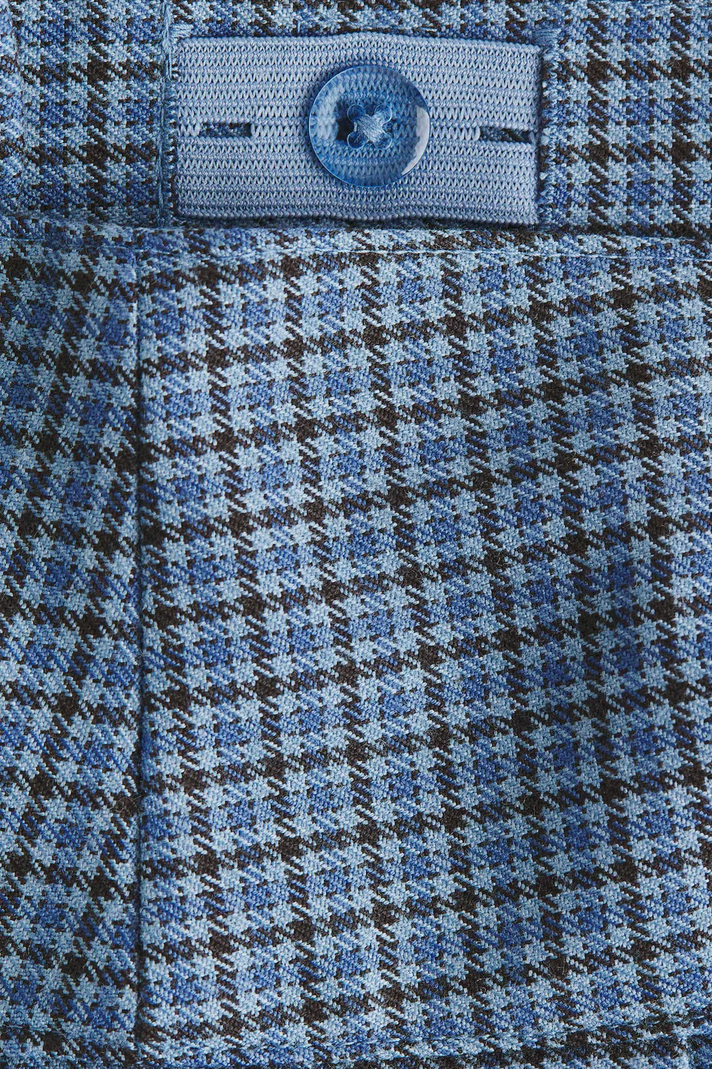 картинка Плиссированная юбка H&M, Mattblau/Kariert от магазина Одежда+