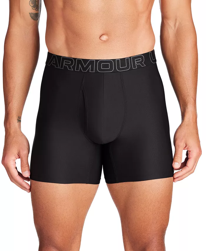 картинка Комплект трусов Under Armour Performance Tech Mesh 6",  черный от магазина Одежда+