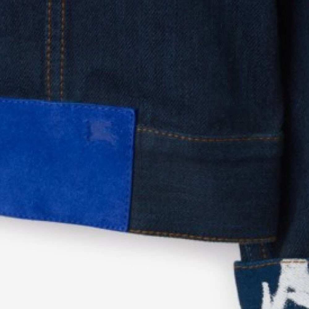 картинка Джинсовая куртка Burberry синий от магазина Одежда+