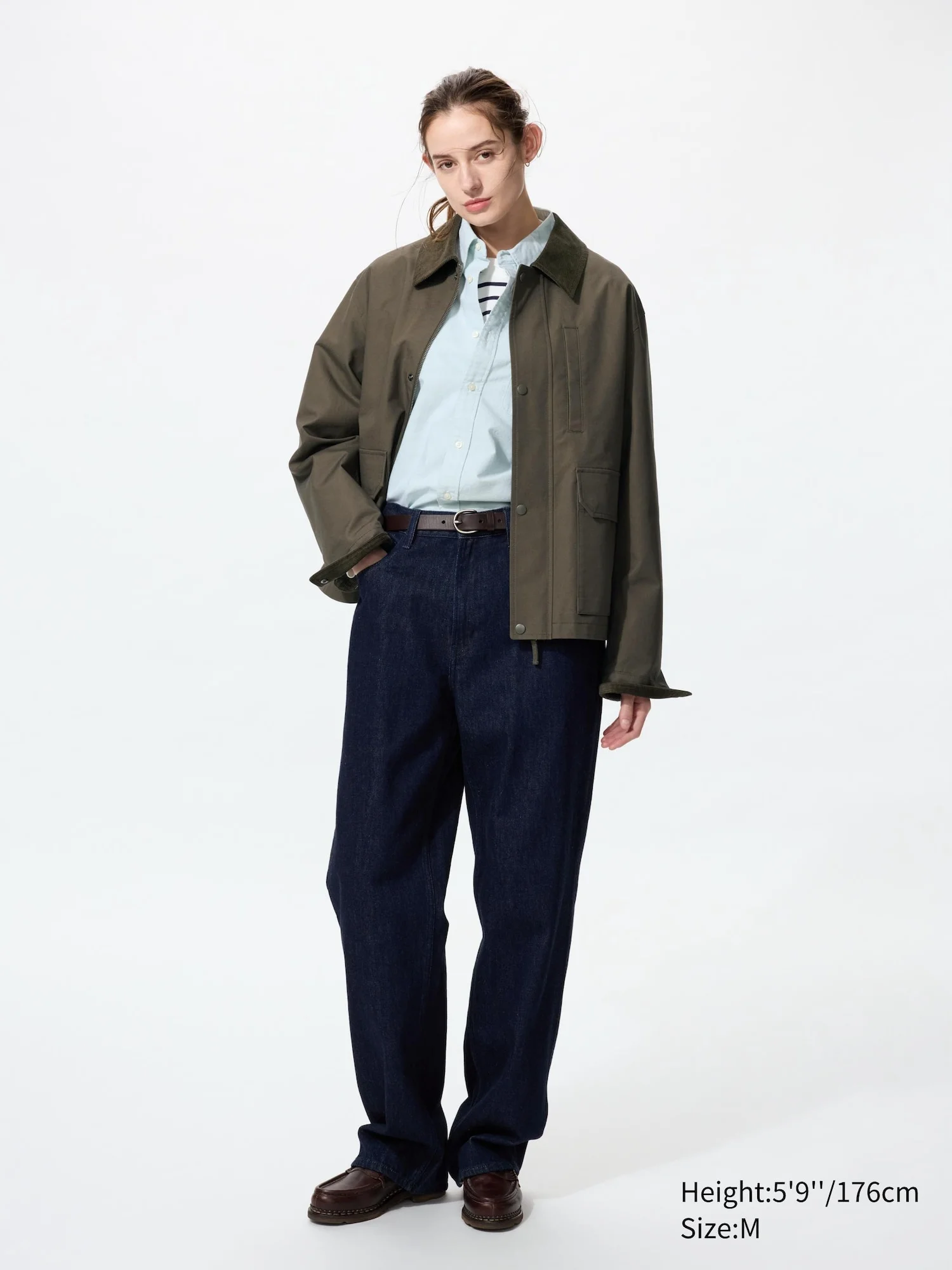 картинка Куртка Uniqlo Utility Short, 57 оливковый от магазина Одежда+