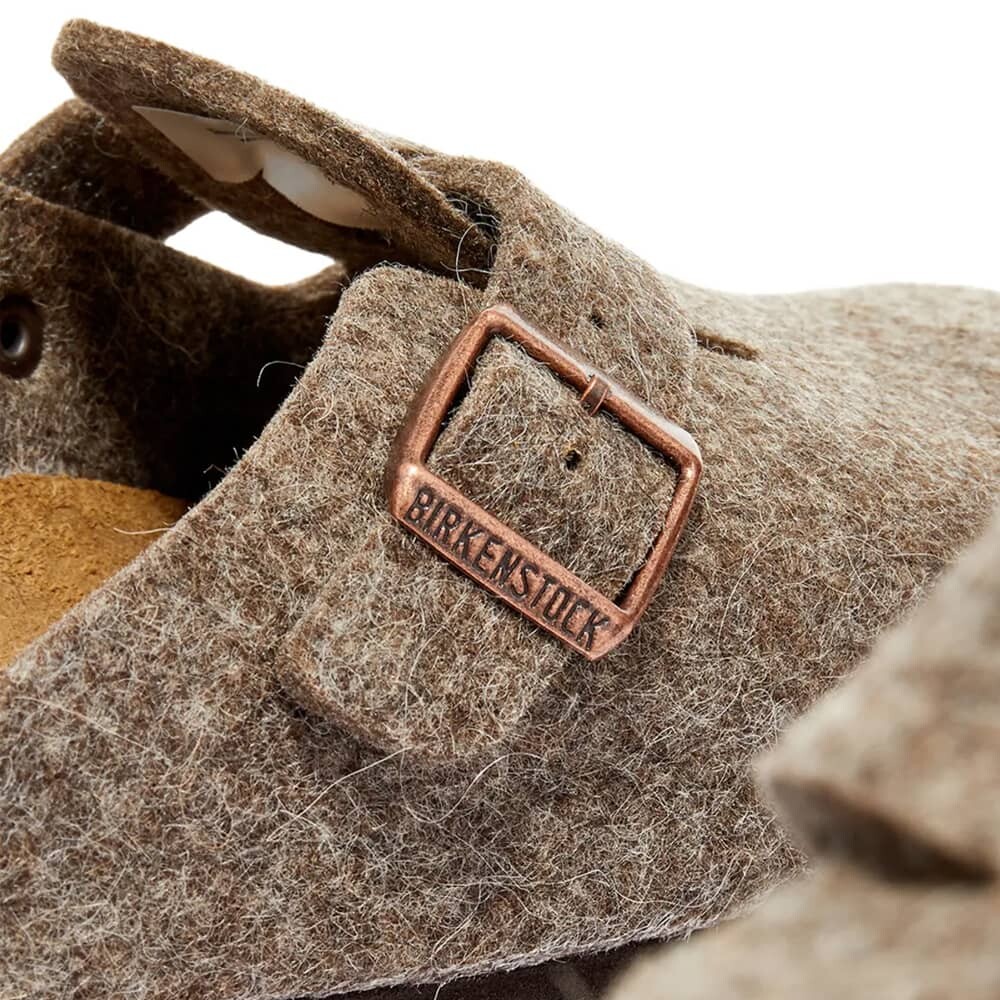 картинка Сабо Birkenstock Boston Fel, какао от магазина Одежда+