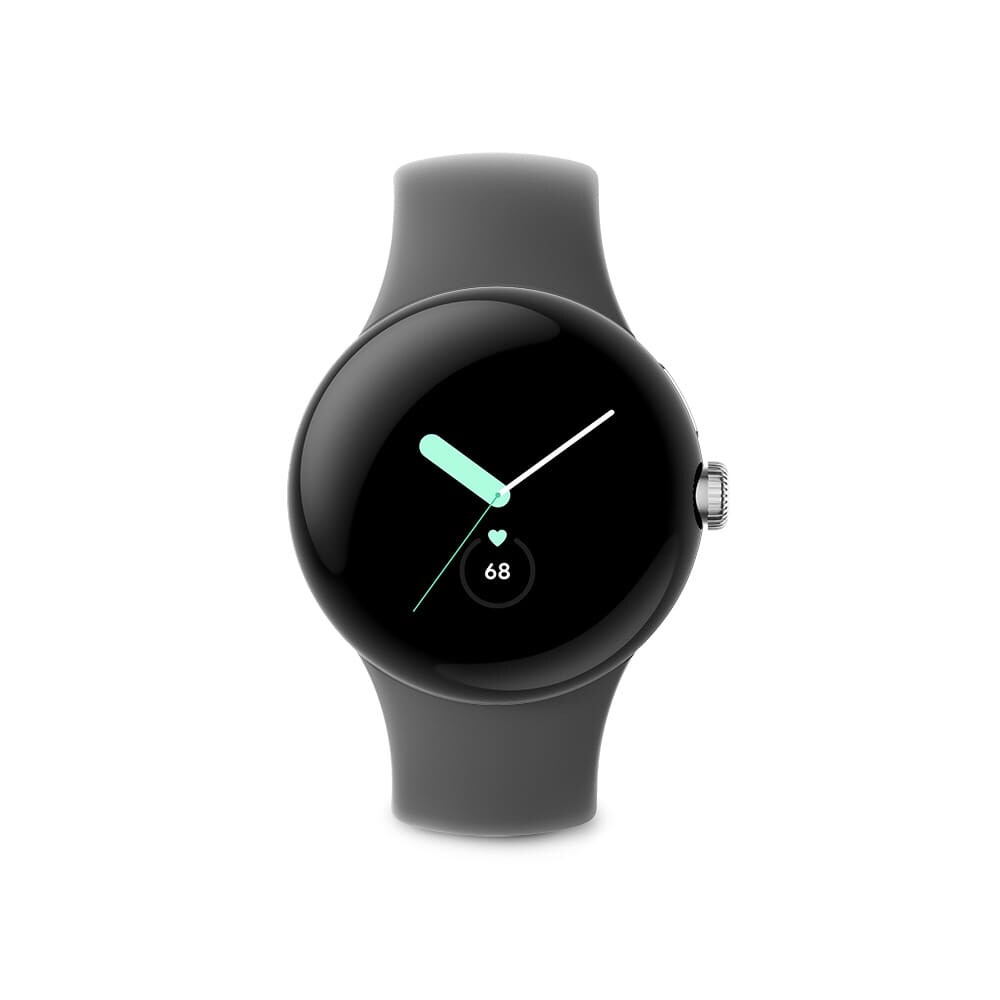 картинка Умные часы Google Pixel Watch, (Wi-Fi), серебро/древесный уголь от магазина Одежда+