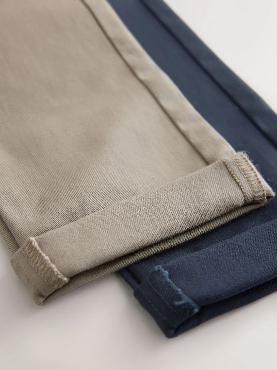 картинка Брюки чинос узкие стрейч 2 шт, Navy/Stone Next от магазина Одежда+