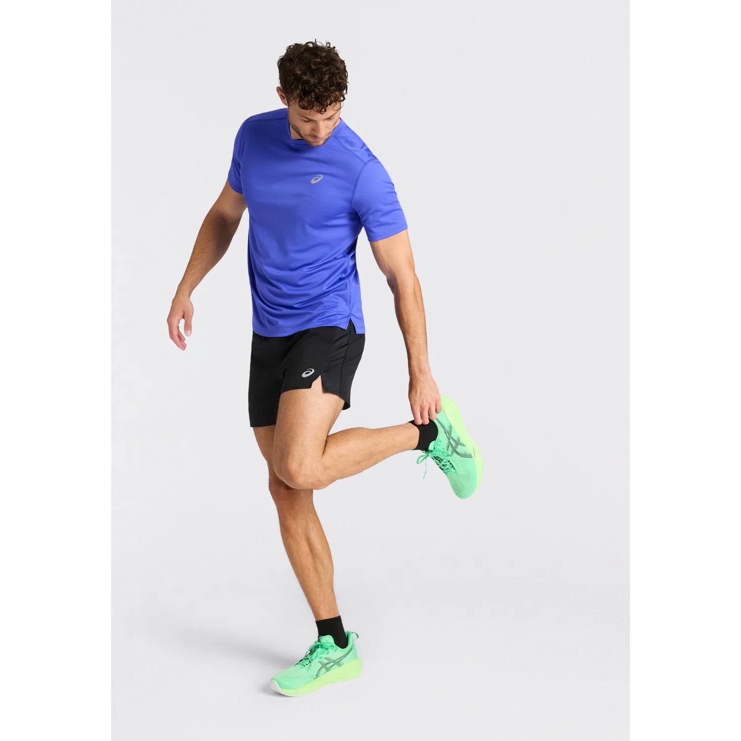 картинка Мужская футболка для бега Asics, Cobalt Burst от магазина Одежда+
