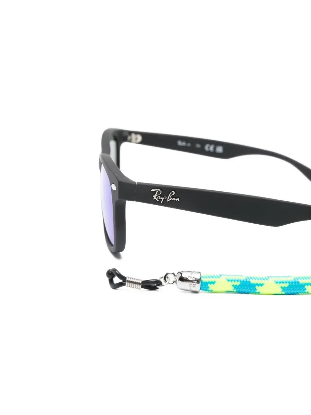 картинка Солнцезащитные очки New Wayfarer RAY-BAN JUNIOR, черный от магазина Одежда+