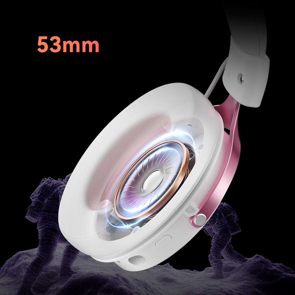 картинка Игровая гарнитура Edifier Hecate G3 Wireless, белый/розовый от магазина Одежда+