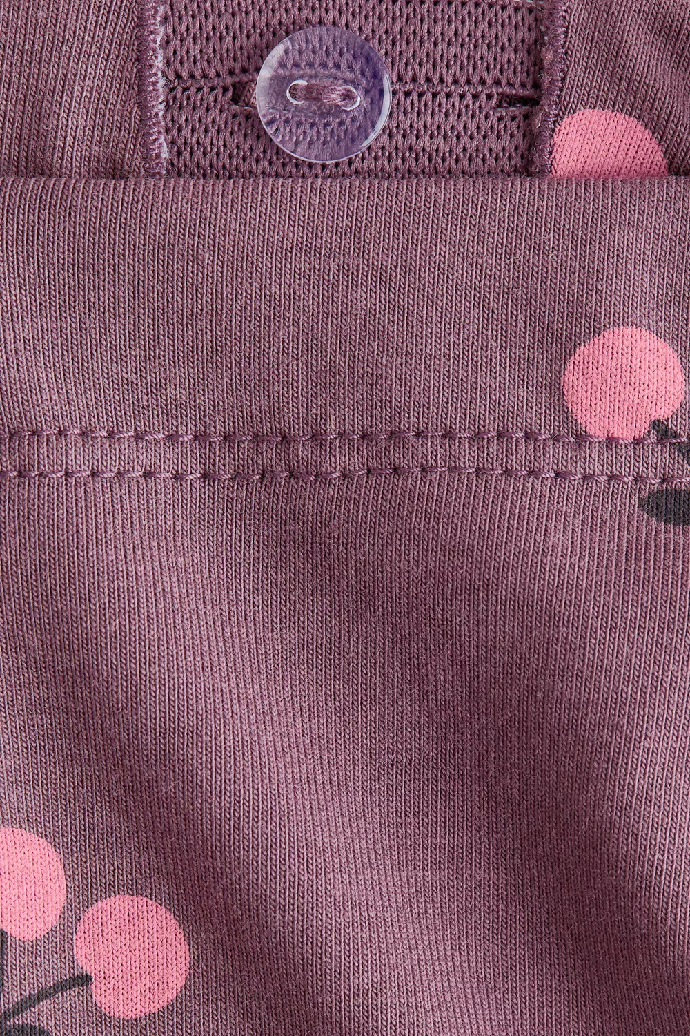 картинка Леггинсы из хлопка с принтом H&M, Lila/Kirschen от магазина Одежда+