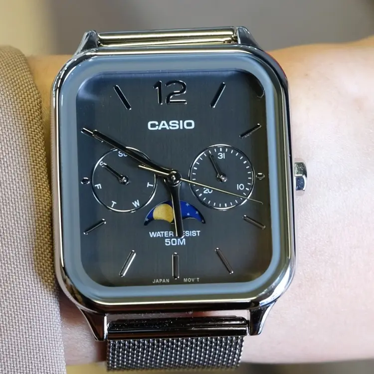 картинка CASIO Men Standard Series Черные часы 34мм MTP-M305M-1AV от магазина Одежда+