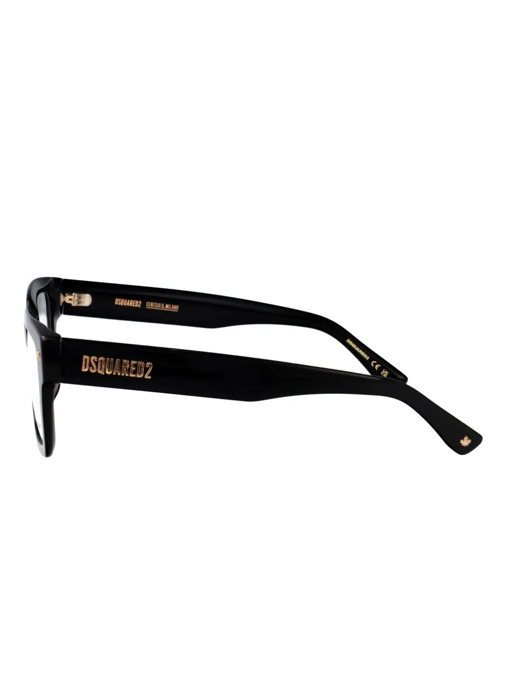картинка Очки в квадратной оправе DSQUARED2 EYEWEAR, черный от магазина Одежда+
