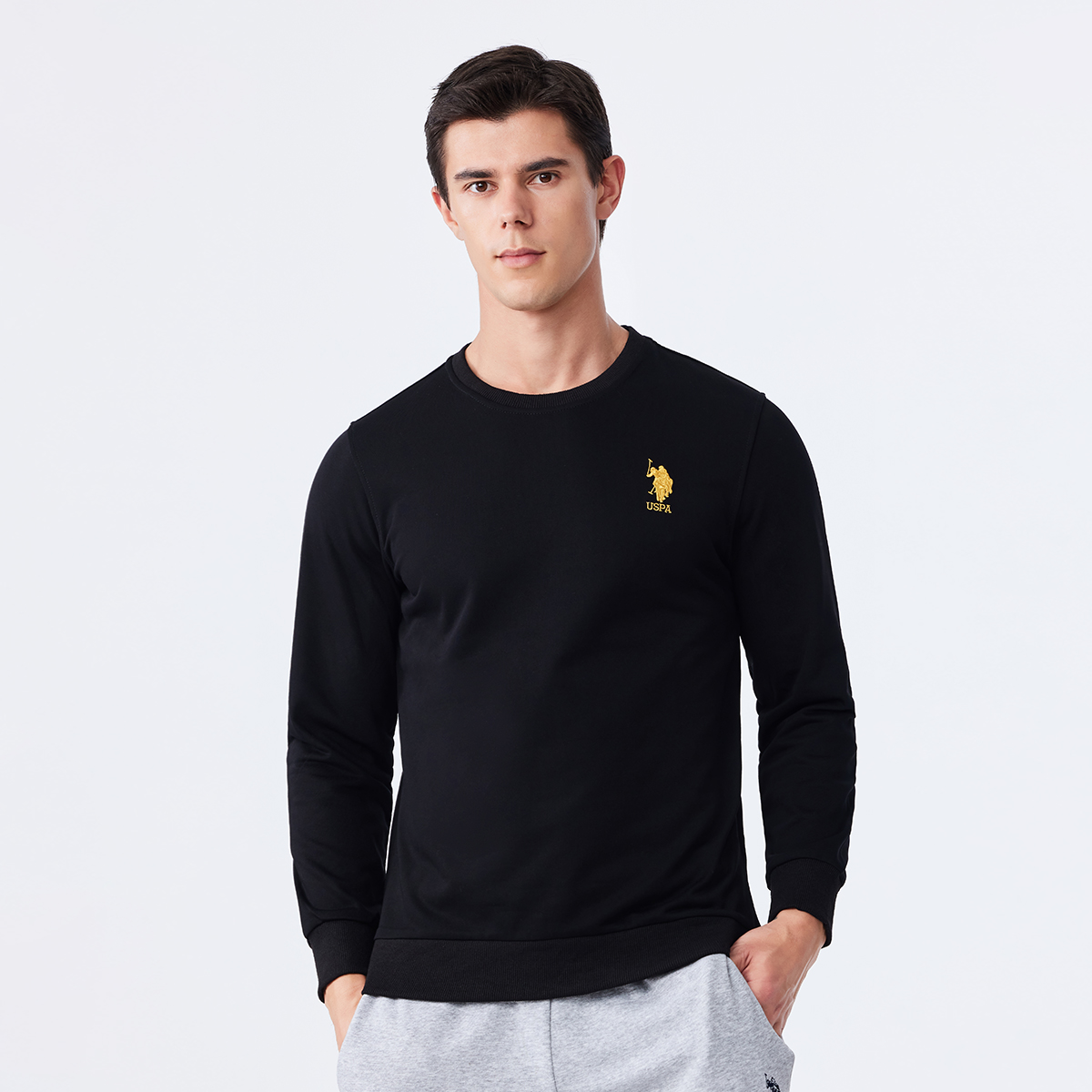 картинка Свитер мужской U.S. POLO ASSN., темно-синий от магазина Одежда+