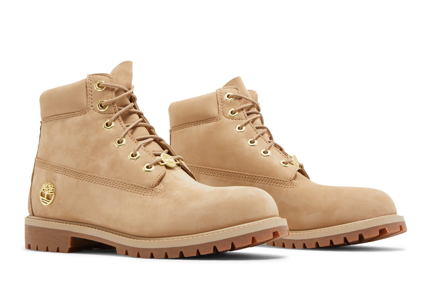 картинка Ботинки Timberland Premium 6 Inch Junior, подростковые, светло-бежевые от магазина Одежда+