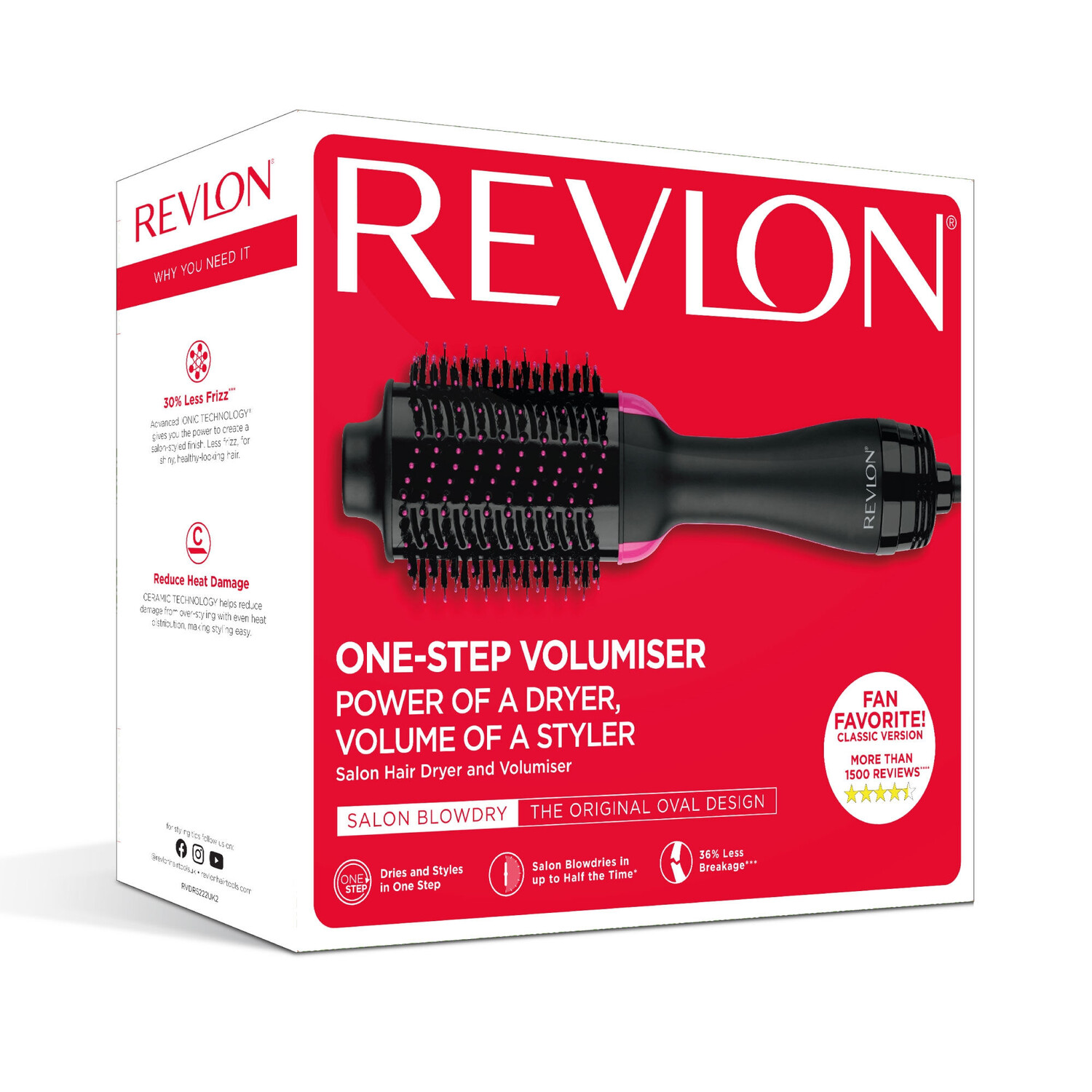 картинка Фен-щетка для укладки волос Revlon One-Step от магазина Одежда+
