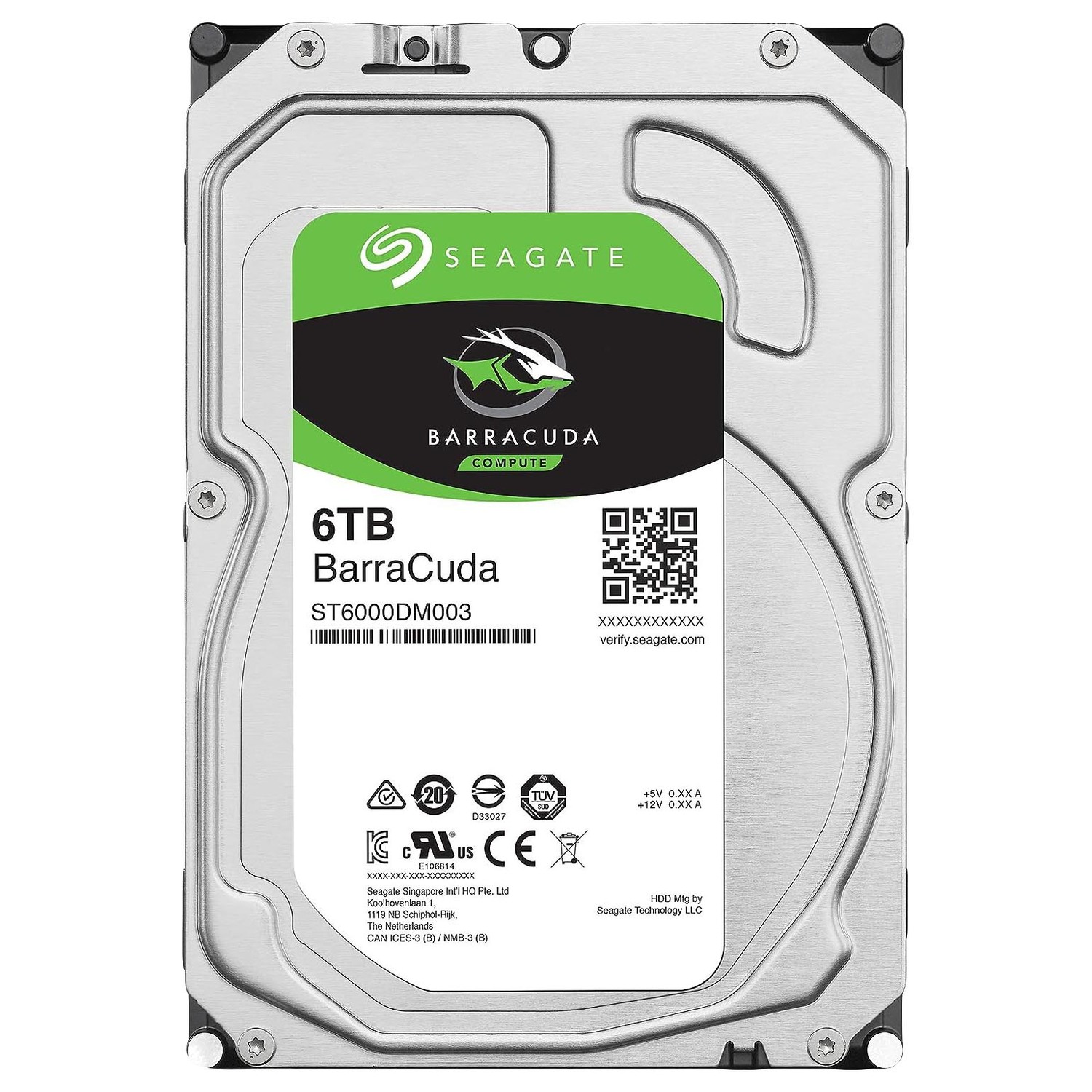картинка Внутренний жесткий диск Seagate BarraCuda, ST6000DM003, 6 Тб от магазина Одежда+