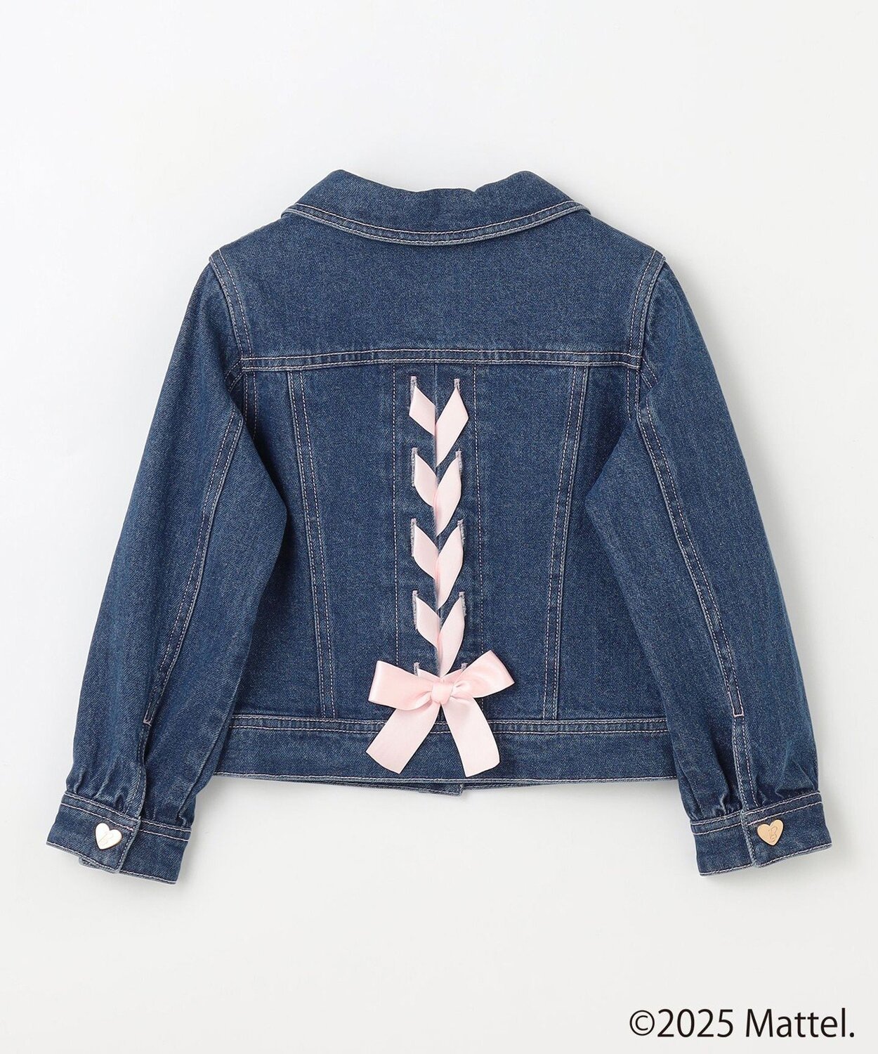 картинка Джинсовая куртка Barbie с лентой ANY KIDS, Indigo [075] от магазина Одежда+