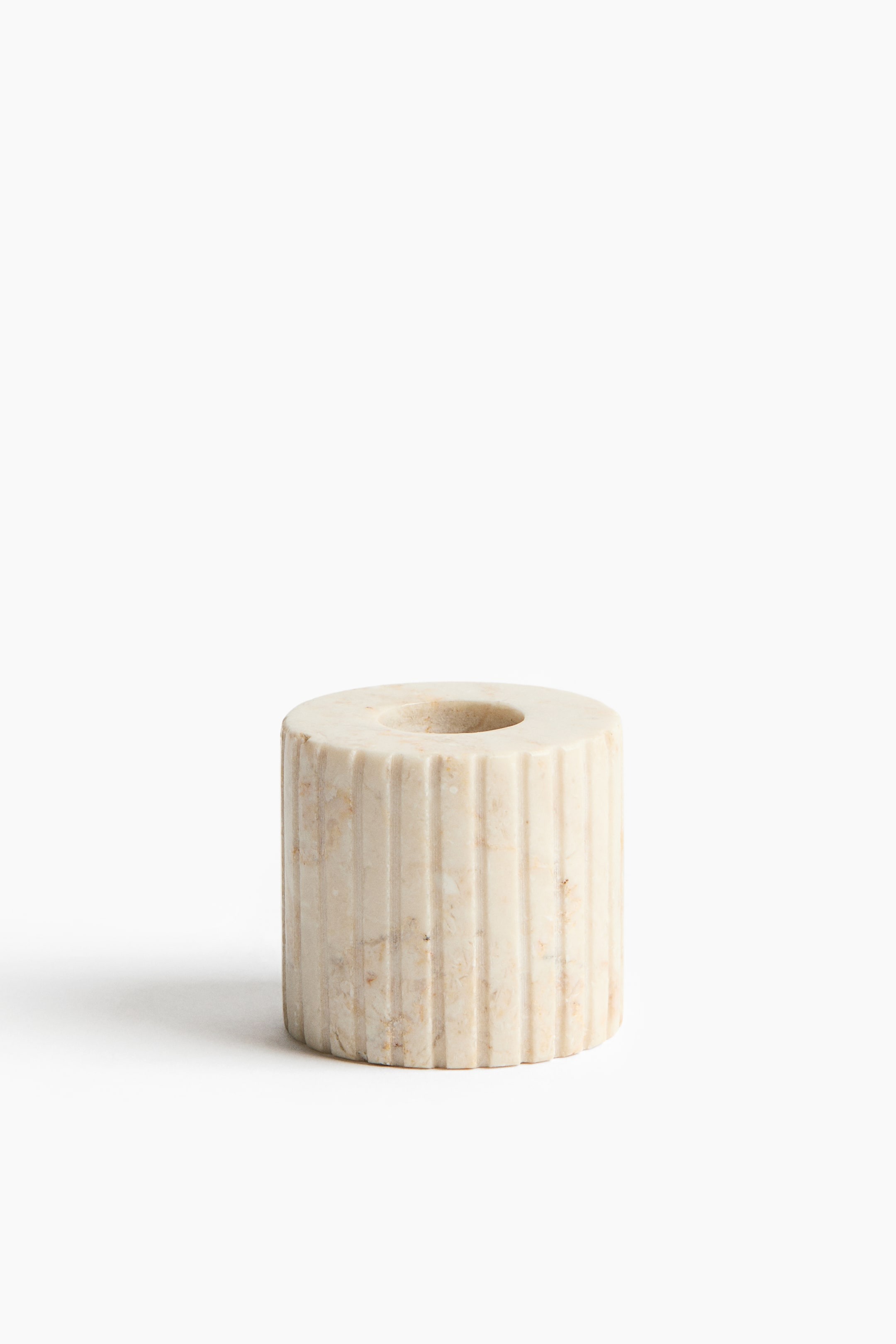 картинка Подсвечник H&M Small Marble, светло-бежевый от магазина Одежда+
