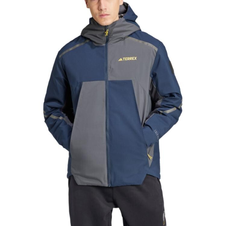 картинка Куртка Adidas Terrex National Geographic Insulated Reversible, темно-серый от магазина Одежда+