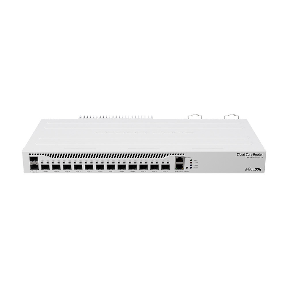 картинка Маршрутизатор MikroTik CCR2004-1G-12S+2XS, белый от магазина Одежда+