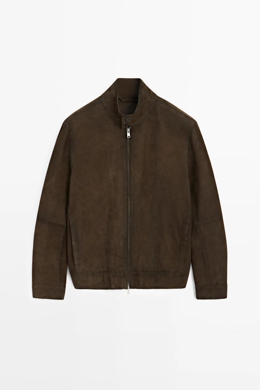 картинка Куртка Massimo Dutti Suede Leather, шоколадный от магазина Одежда+