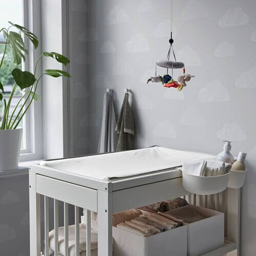 картинка Пеленальный столик Ikea Gulliver, белый от магазина Одежда+