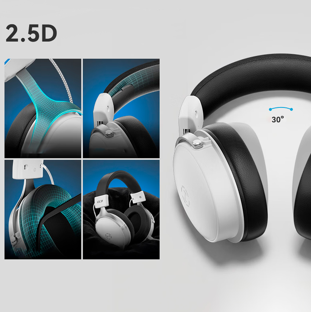 картинка Игровая гарнитура Edifier Hecate G3 Wireless, белый/розовый от магазина Одежда+