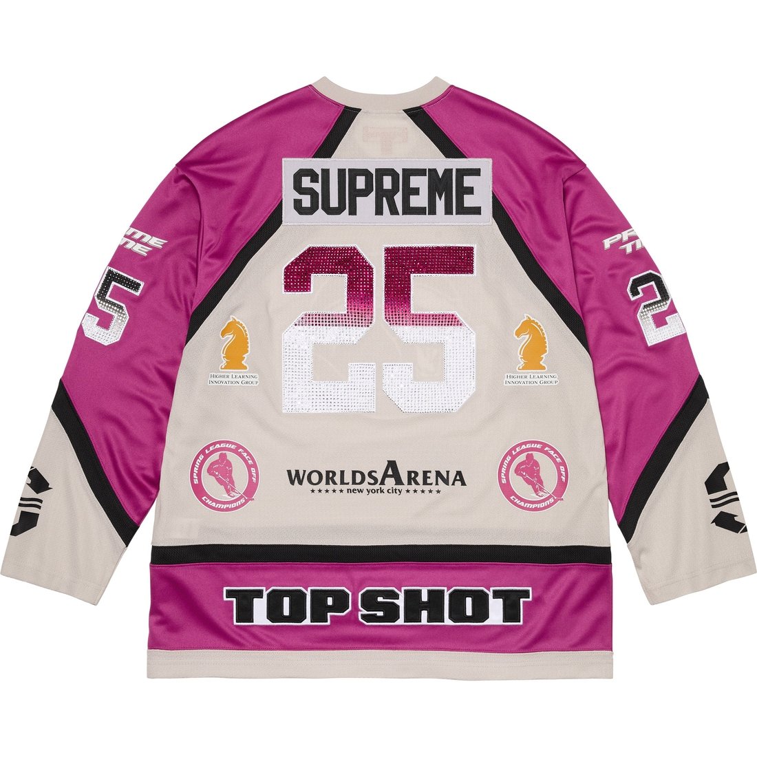 картинка Риностон хоккейная джерси Supreme, черный от магазина Одежда+