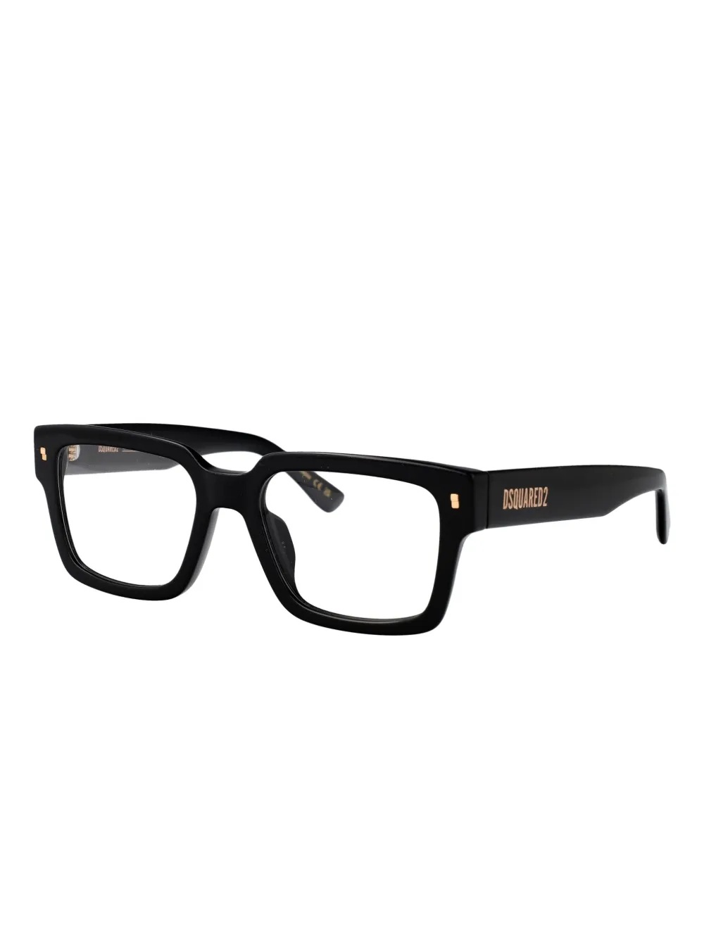 картинка Очки в квадратной оправе DSQUARED2 EYEWEAR, черный от магазина Одежда+