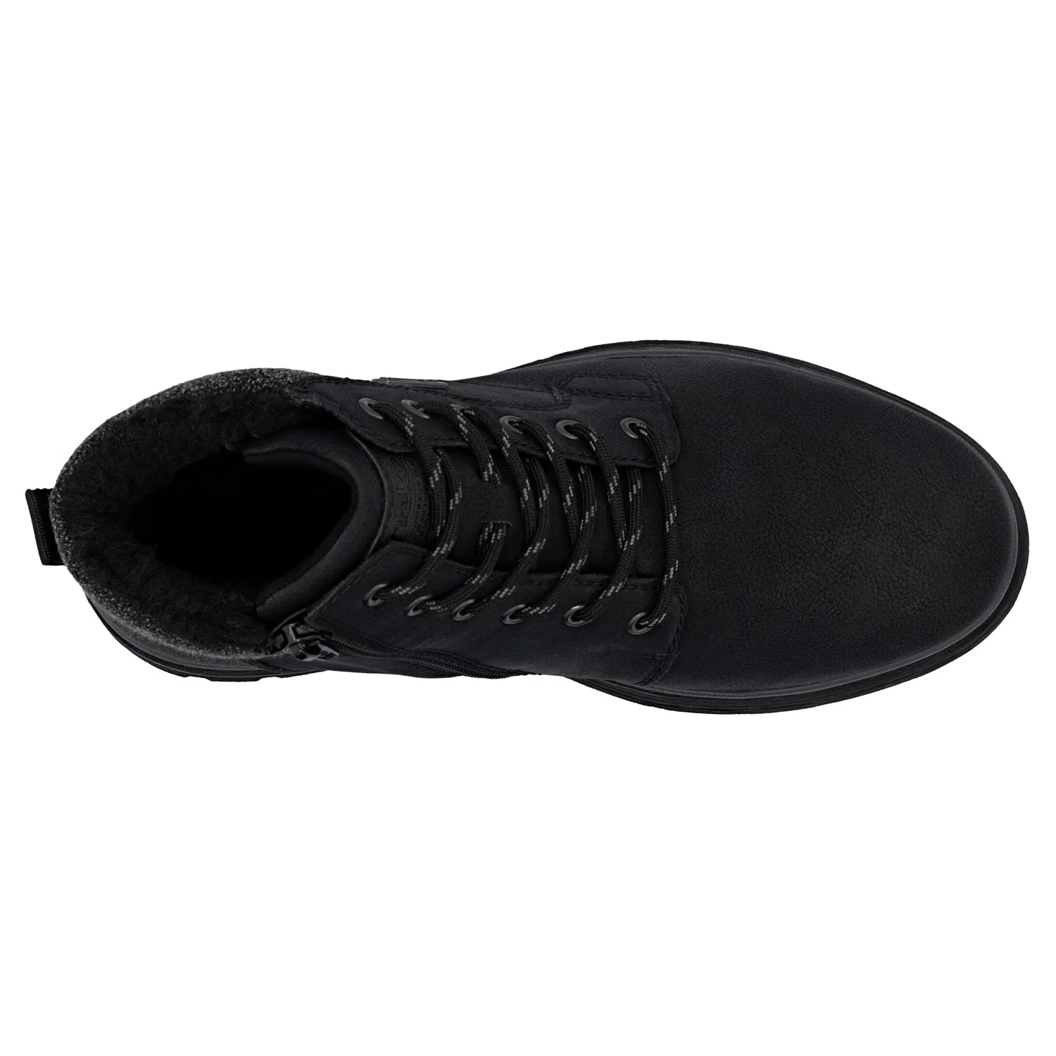 картинка Мужские зимние дутики с мембраной Rieker, Black/Gray от магазина Одежда+