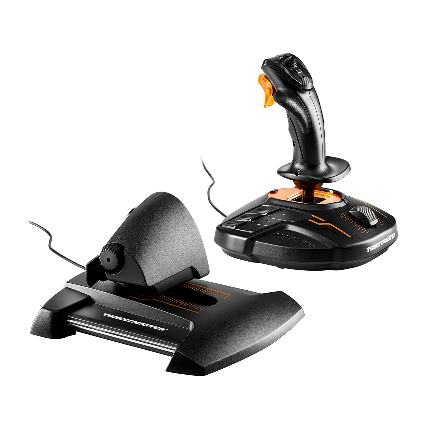картинка Джойстик Thrustmaster T.16000M FCS Hotas, черный/оранжевый от магазина Одежда+