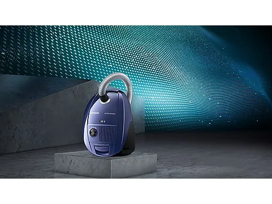картинка Пылесос Siemens VS06A111 Synchropower 600W, синий от магазина Одежда+