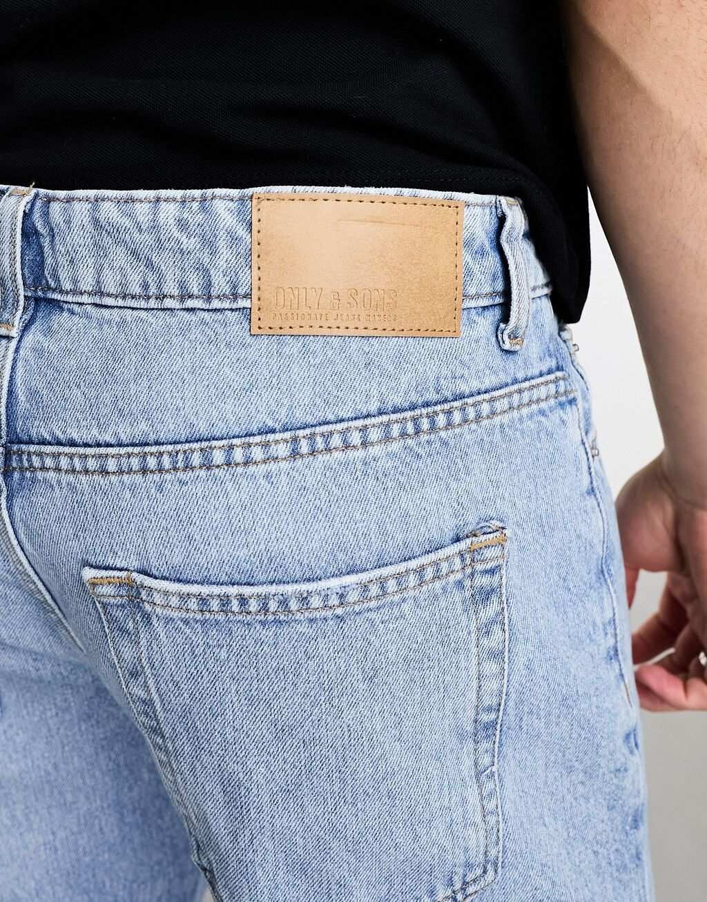 картинка Светлые джинсы свободного кроя Only & Sons Edge от магазина Одежда+