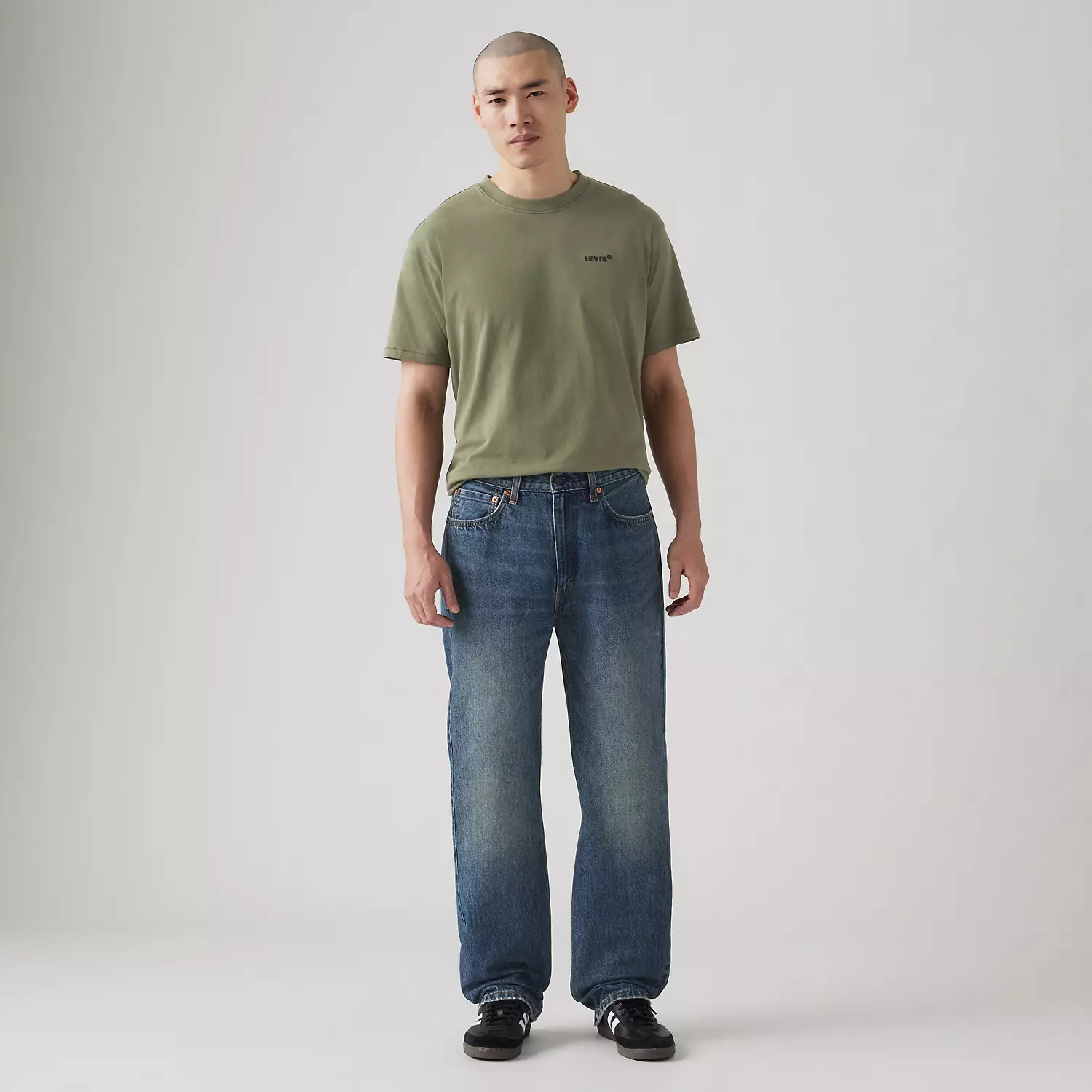 картинка Мужские джинсы Levi's 565 Loose Straight, глубокий синий от магазина Одежда+