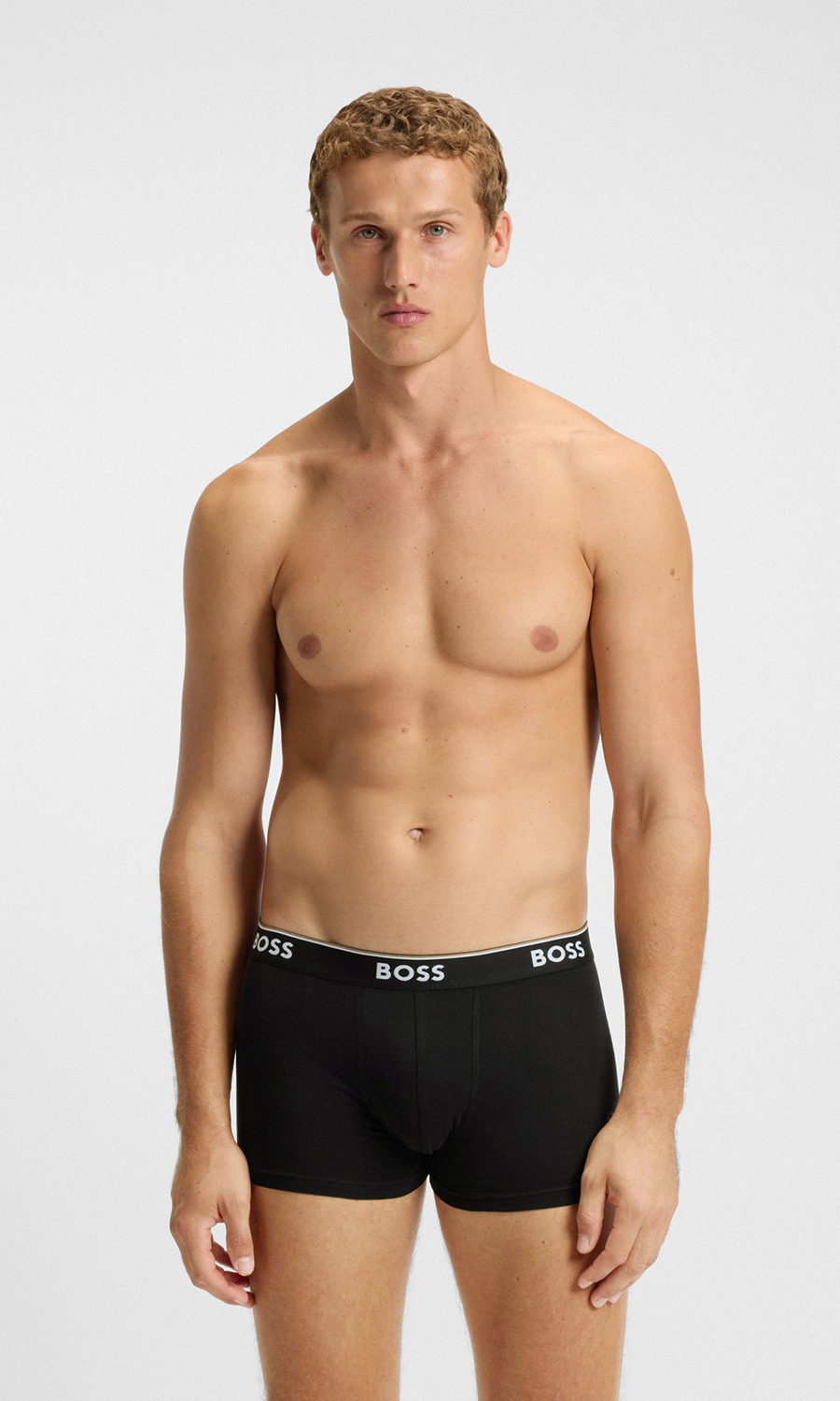 картинка Комплект боксеров BOSS Menswear, 3 предмета, коричневый — SS26 от магазина Одежда+