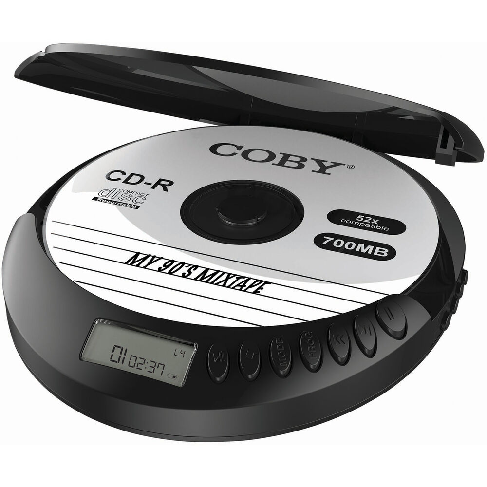 картинка Coby Portable CD Player (Black) CD191BK от магазина Одежда+