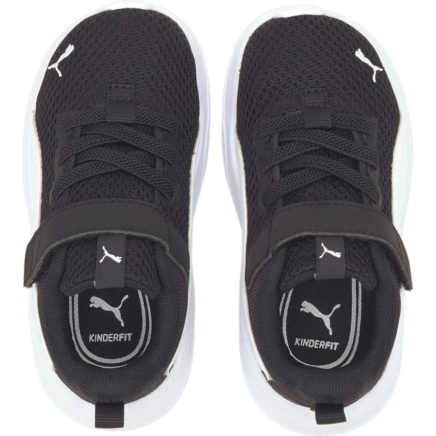 картинка Детские спортивные туфли Anzarun Lite Puma, Зелено-черно-белый от магазина Одежда+