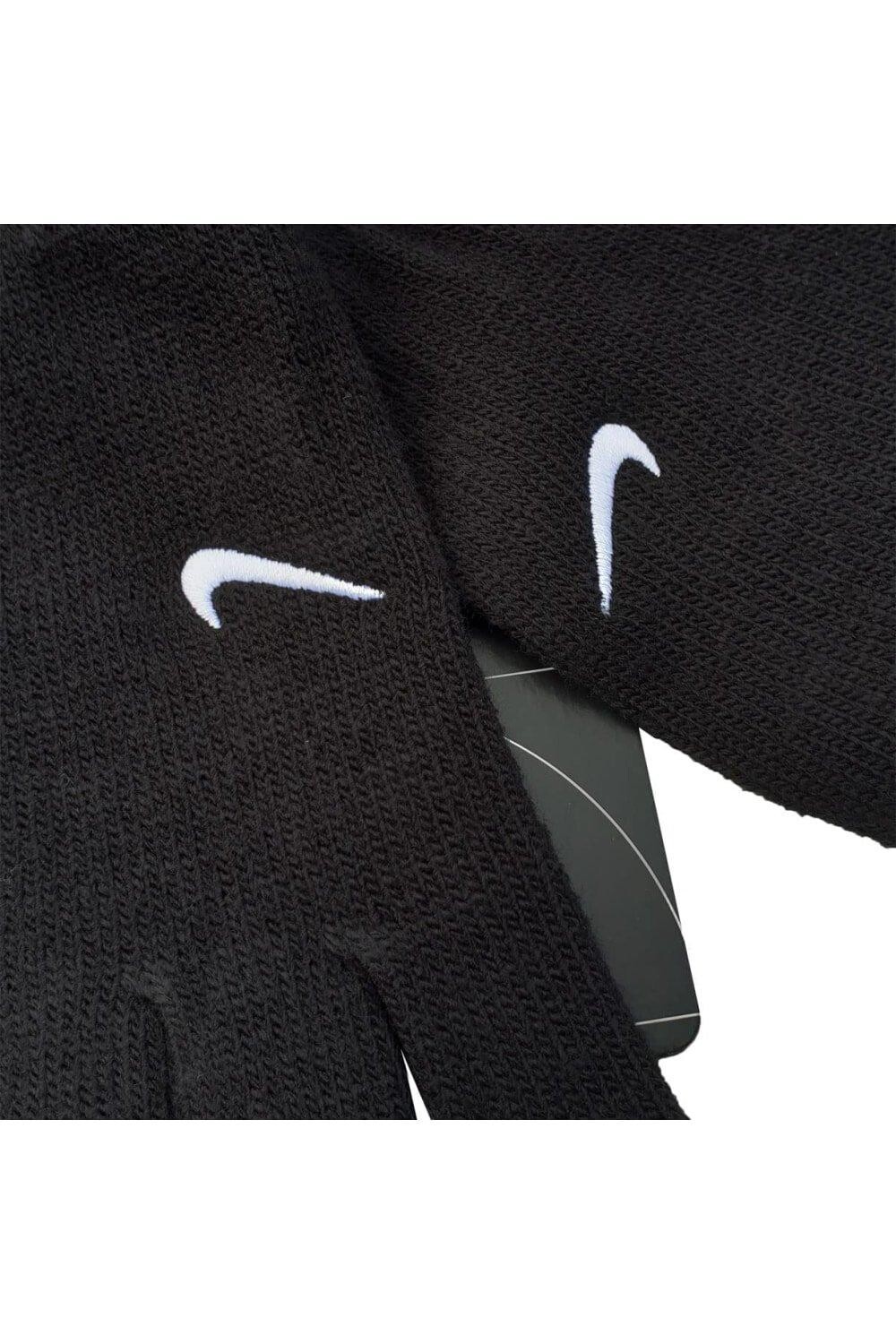 картинка 2.0 Вязаные перчатки-галочки Nike, черный от магазина Одежда+