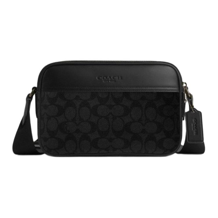 картинка Сумка кросс-боди Coach Graham Medium, черная от магазина Одежда+