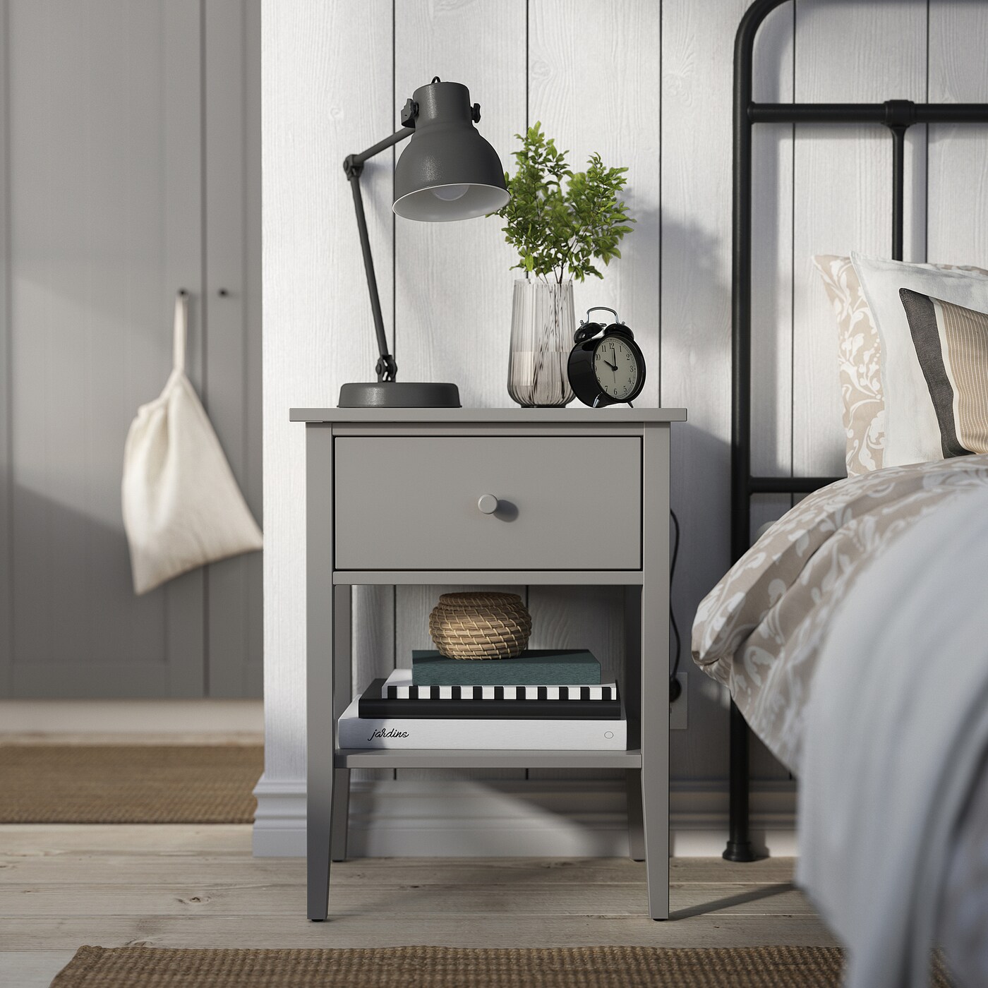 картинка Прикроватная тумба IKEA GULLABERG, 53x43x69 см, серый от магазина Одежда+