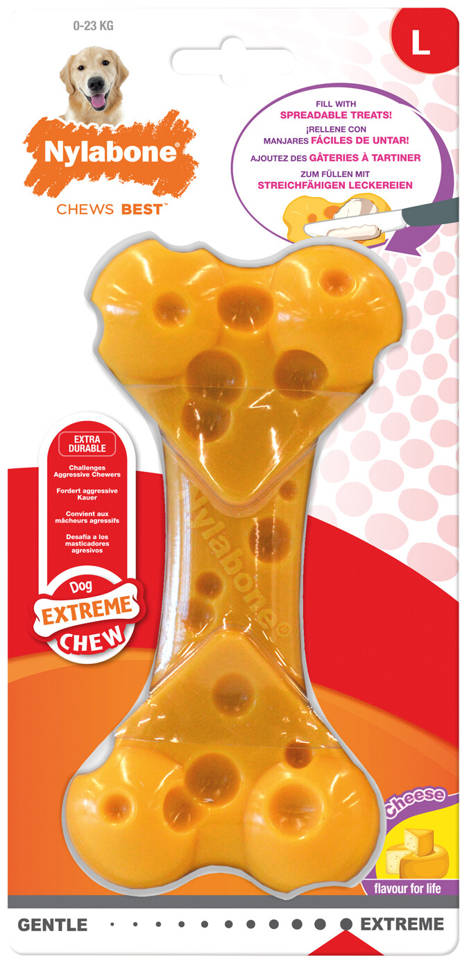 картинка Nylabone Dura Chew Cheese Bone для собак XS Nylabone от магазина Одежда+