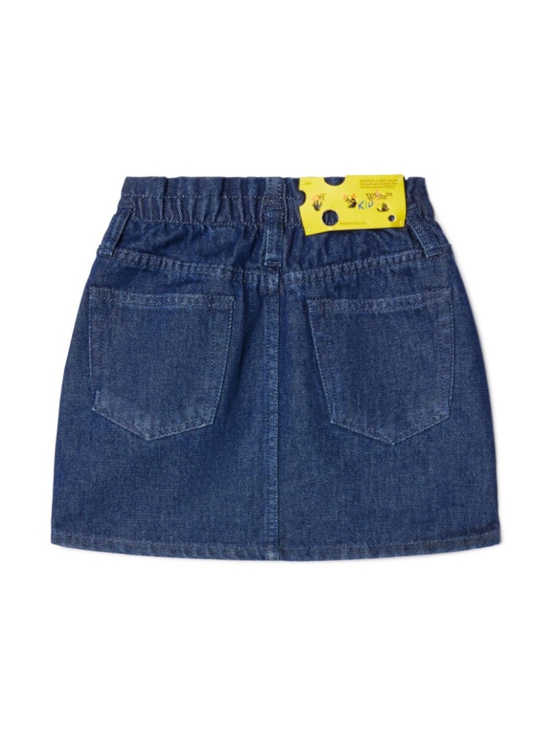картинка Off-White Kids джинсовая мини-юбка Off Stamp, синий от магазина Одежда+