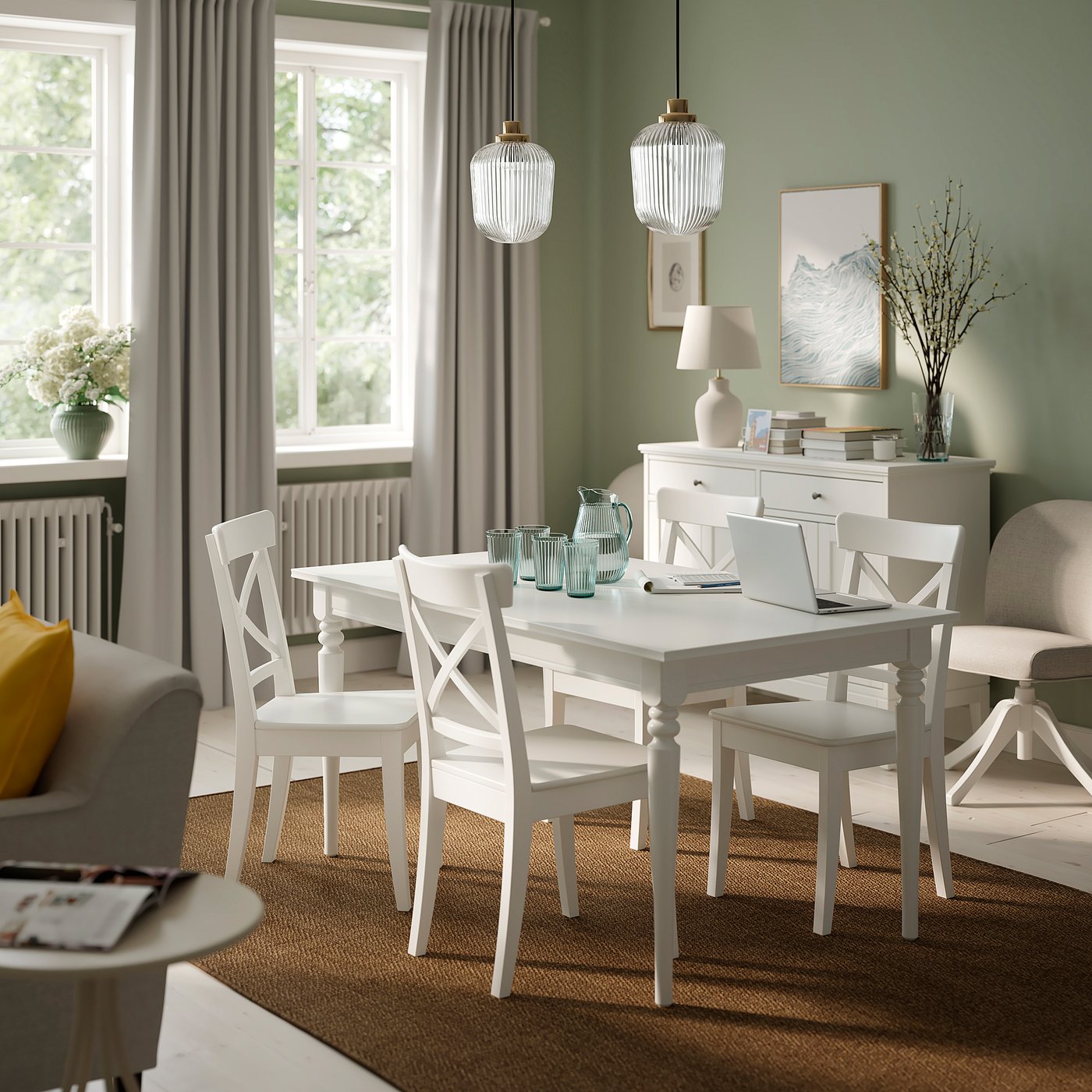 картинка Стул Ikea Rosentorp, белый от магазина Одежда+