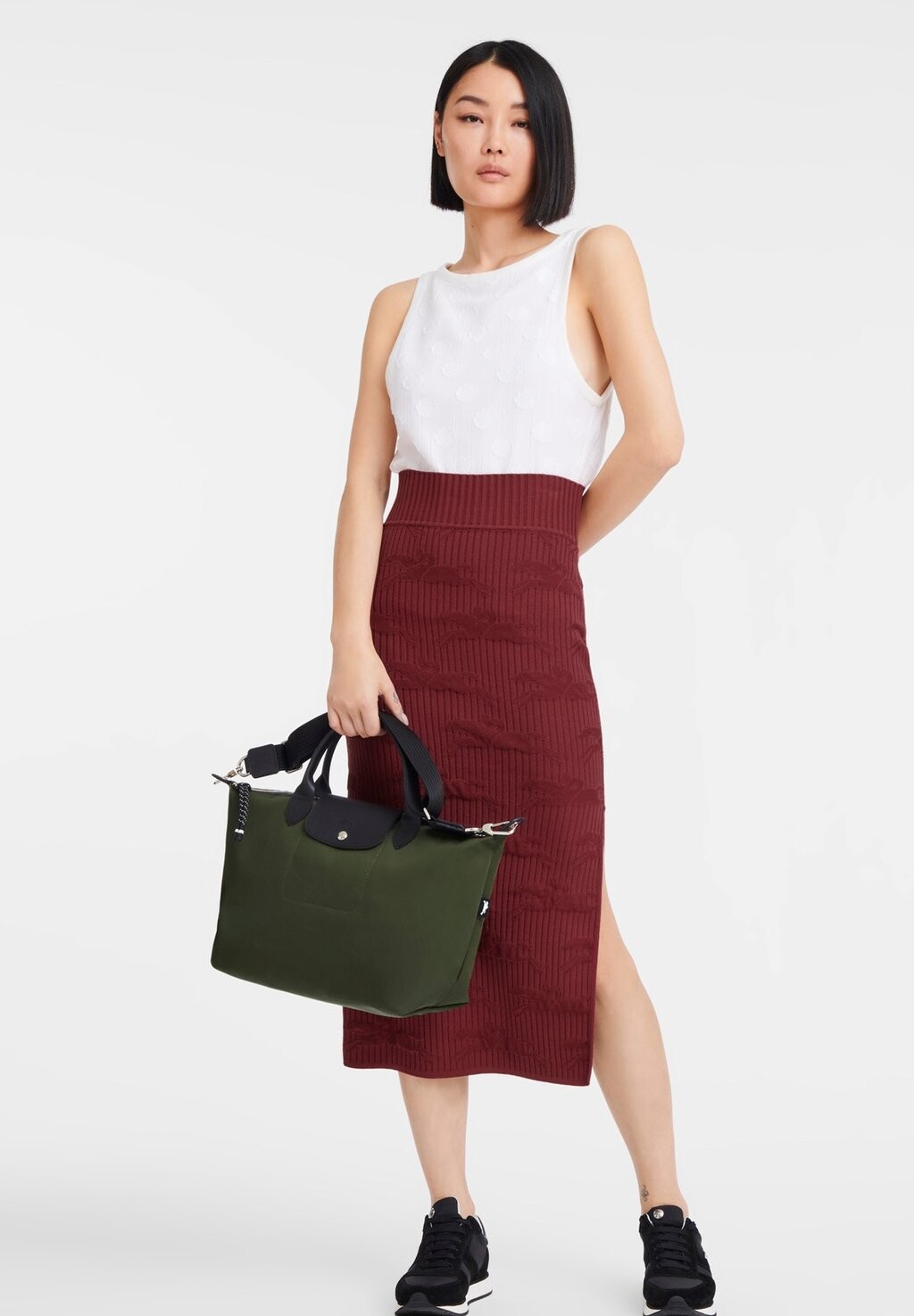картинка Сумка Longchamp Le Pliage Energy L, хаки от магазина Одежда+