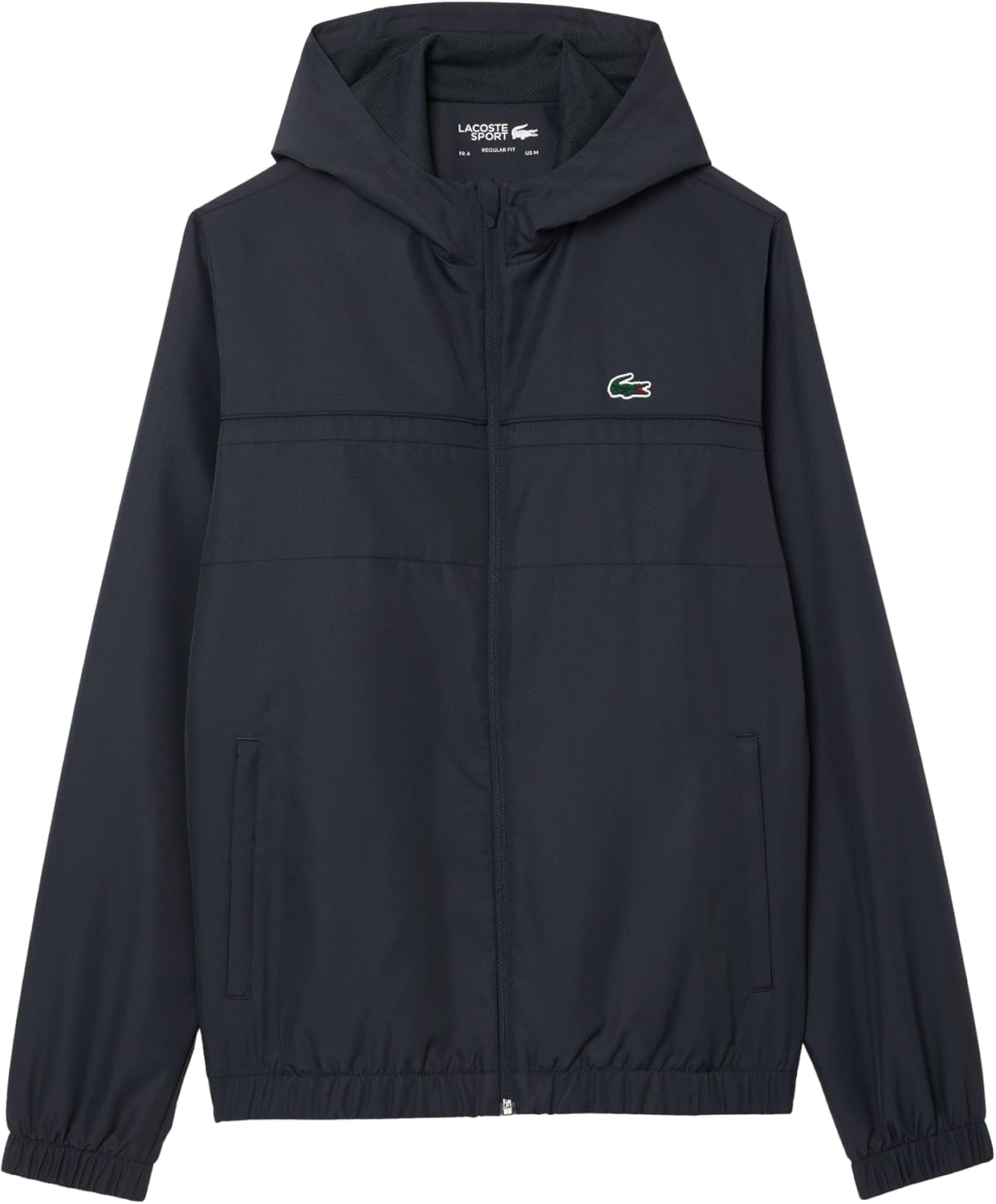 картинка Куртка Lacoste, мужская, легкая производительная куртка на молнии, Graphite от магазина Одежда+