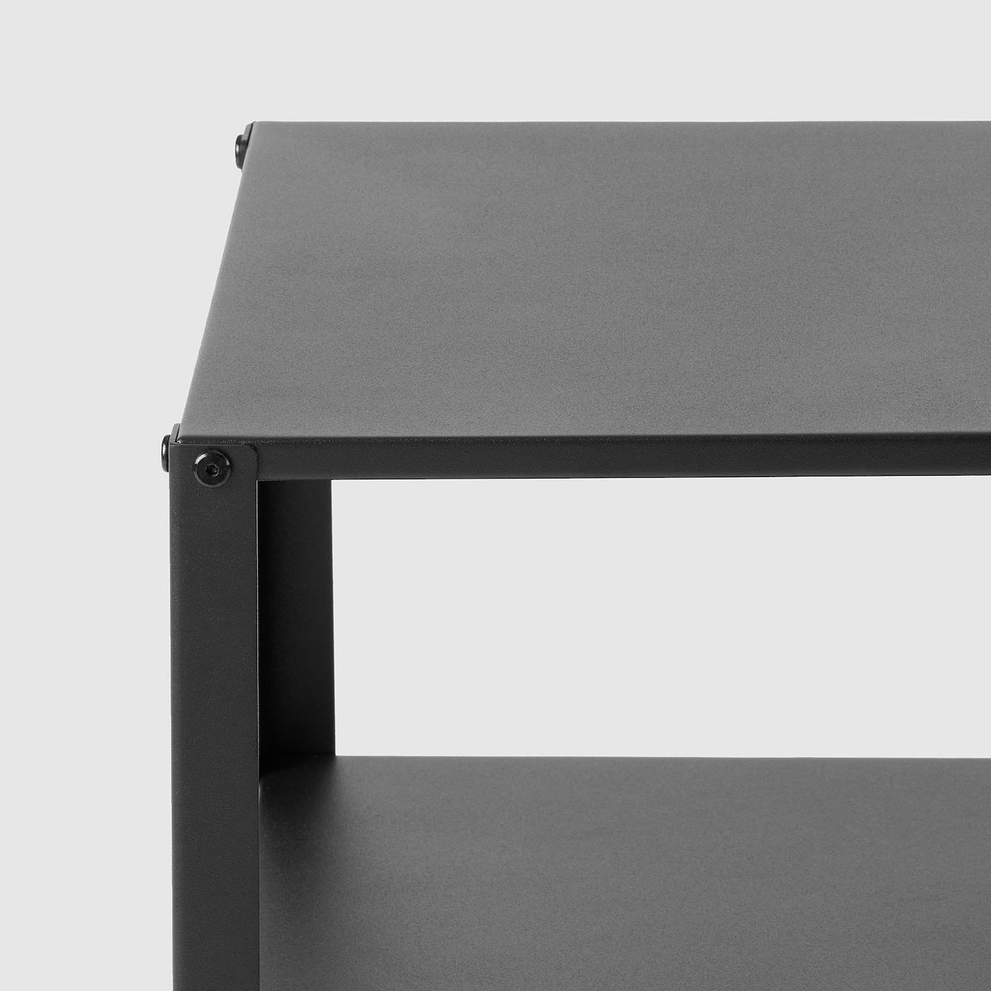 картинка Прикроватный столик IKEA KNARREVIK, 37x28х45 см, черный от магазина Одежда+