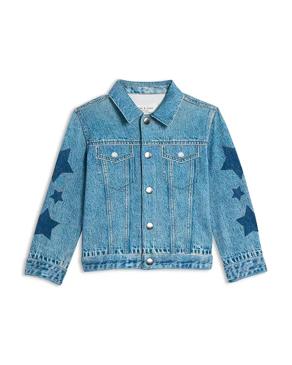 картинка Детские джинсы с принтом Rag & Bone, Valen от магазина Одежда+