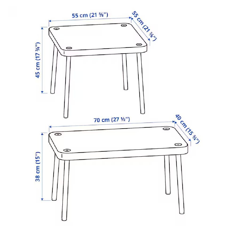 картинка Стол журнальный Ikea Sonhult, коричневый/черный от магазина Одежда+