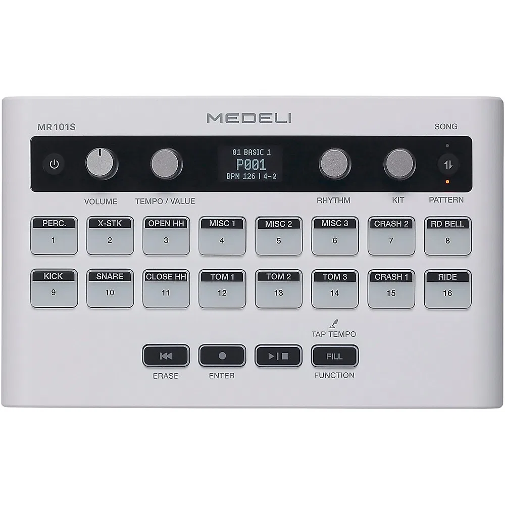 картинка Ритм-машина Medeli MR101S USB MIDI - белая от магазина Одежда+