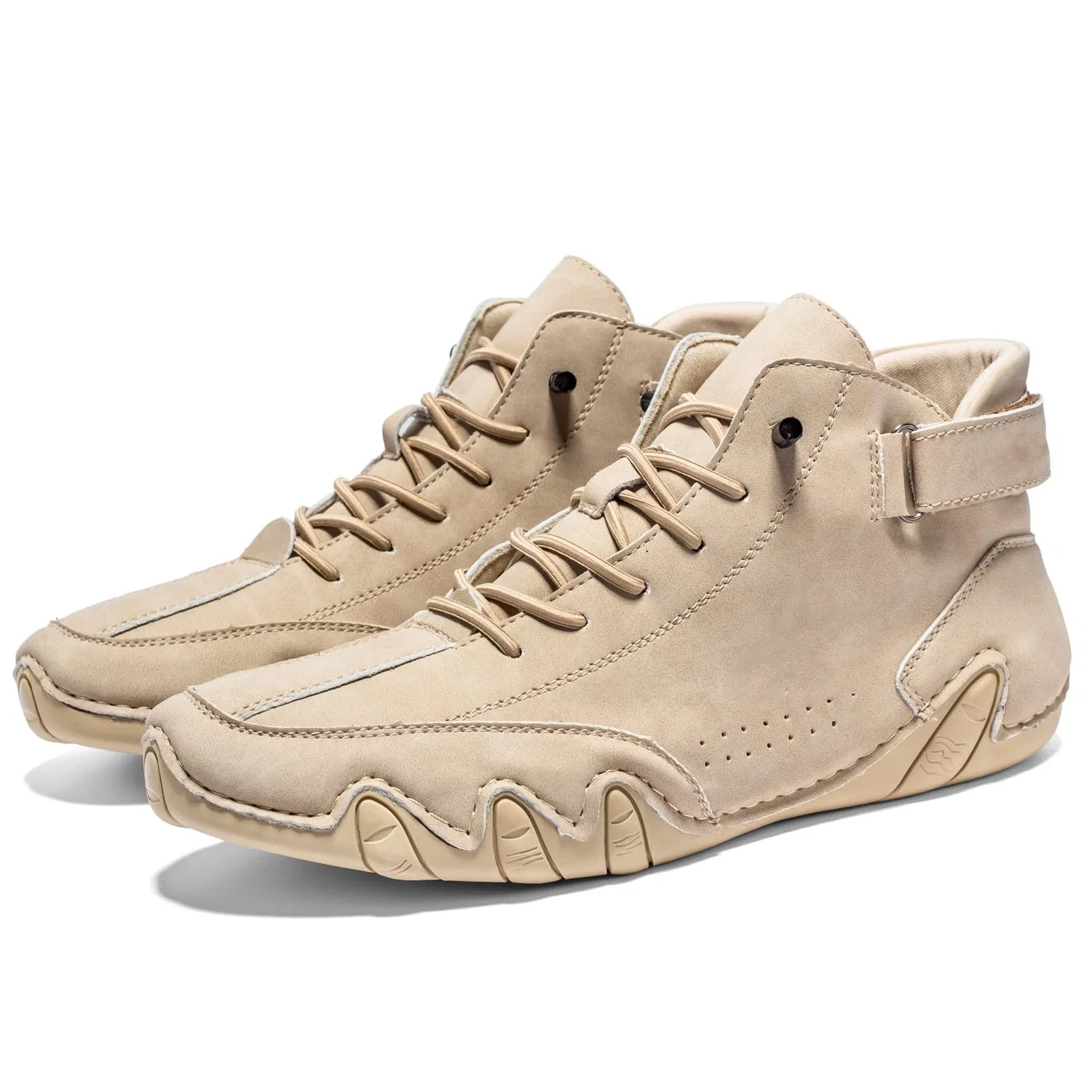 картинка Мужские эспадрильи на шнуровке Barfußschuhe Weiß, Beige от магазина Одежда+
